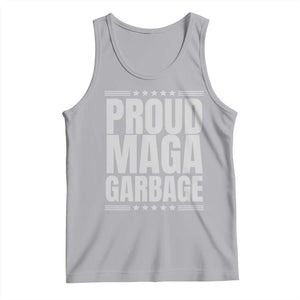 Proud Garbage 2024 Tank Top Vote Trump for President TS02 Athletic Heather Print Your Wear