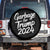 Garbage For Trump 2024 Spare Tire Cover We Are Not Garbage Vote Trump TS02 No hole Black Print Your Wear