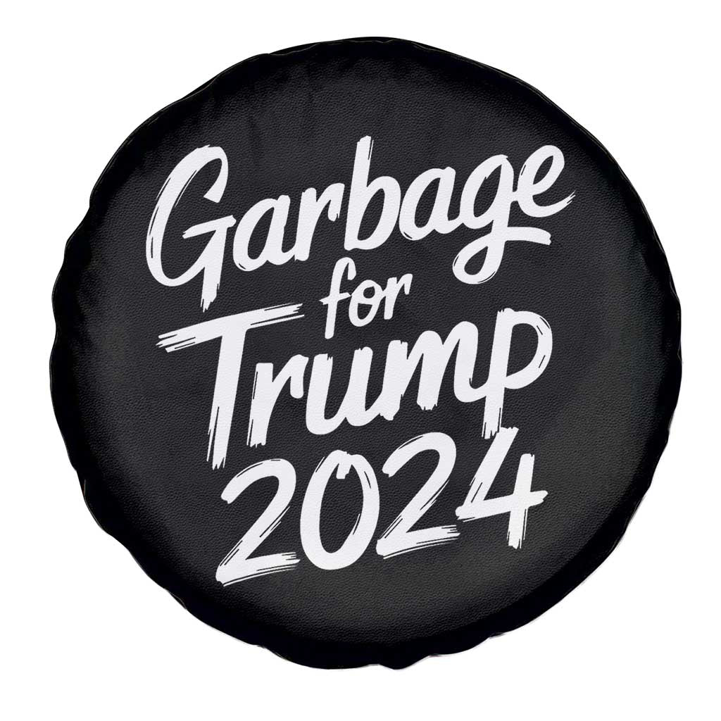 Garbage For Trump 2024 Spare Tire Cover We Are Not Garbage Vote Trump TS02 Print Your Wear