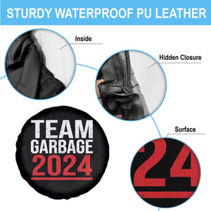 Team Garbage 2024 Spare Tire Cover For Trump 47th President TS02 Print Your Wear