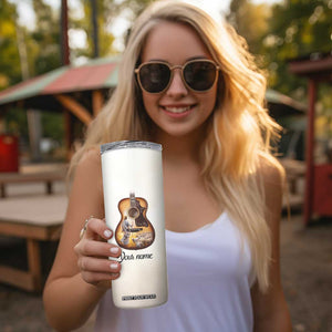The Lord Is My Strength And My Song Skinny Tumbler Personalized TS04 Print Your Wear
