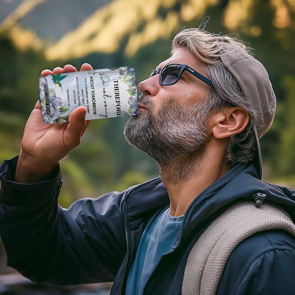 Hummingbird Faith 4 in 1 Can Cooler Tumbler Personalized TS04 Print Your Wear