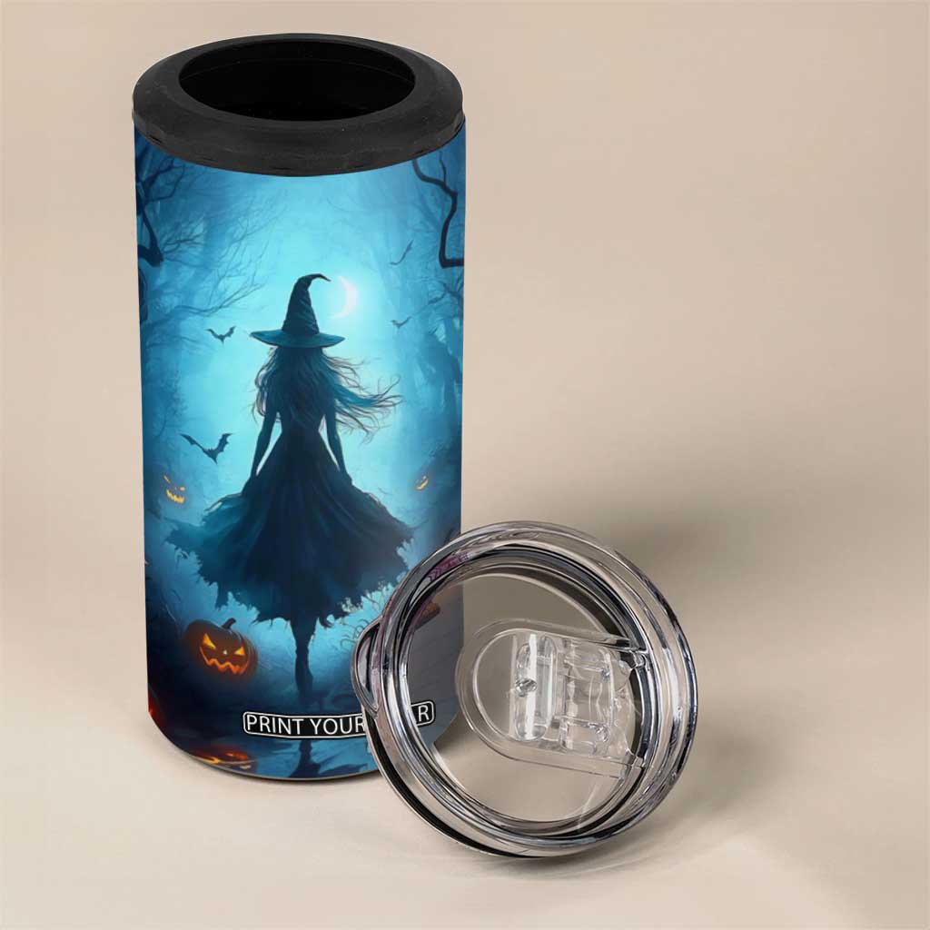 Halloween Witch Into The Woods 4 in 1 Can Cooler Tumbler Personalized TS04 Print Your Wear