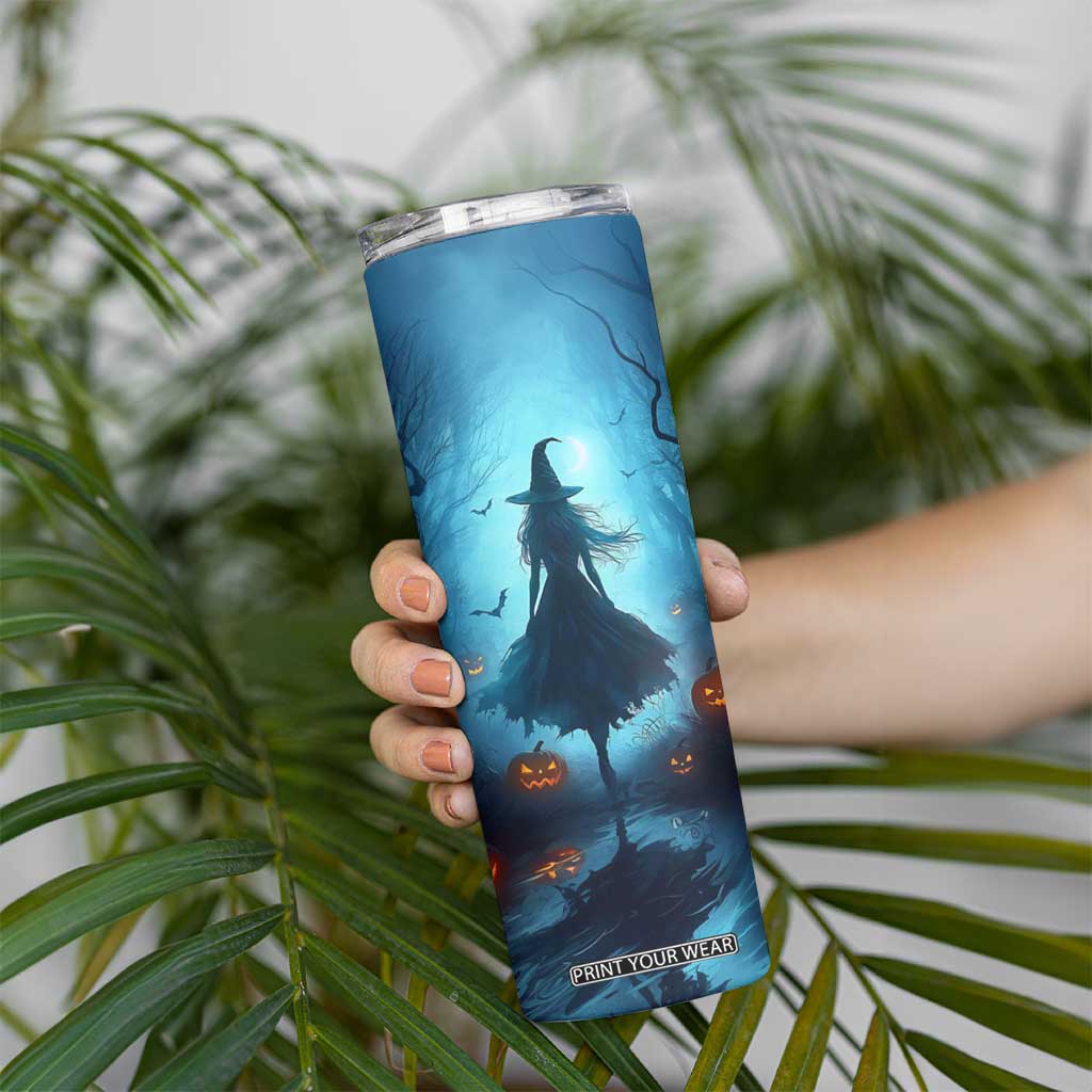 Halloween Witch Into The Woods Skinny Tumbler Personalized TS04 Print Your Wear