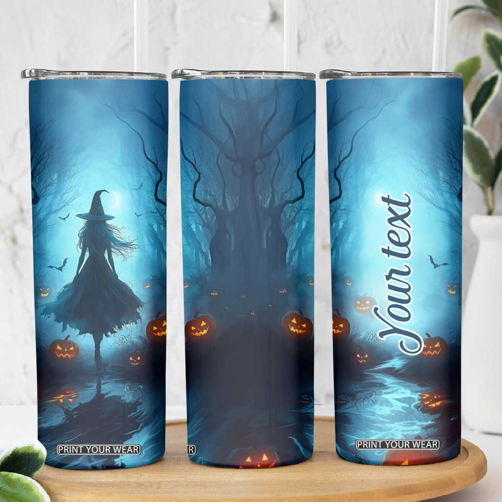 Halloween Witch Into The Woods Skinny Tumbler Personalized TS04 Print Your Wear