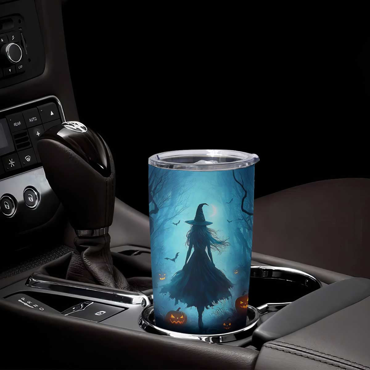 Halloween Witch Into The Woods Tumbler Cup Personalized TS04 Print Your Wear