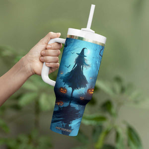 Halloween Witch Into The Woods Tumbler With Handle Personalized TS04 Print Your Wear