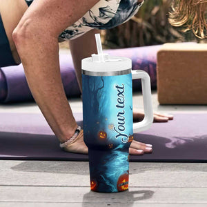 Halloween Witch Into The Woods Tumbler With Handle Personalized TS04 Print Your Wear