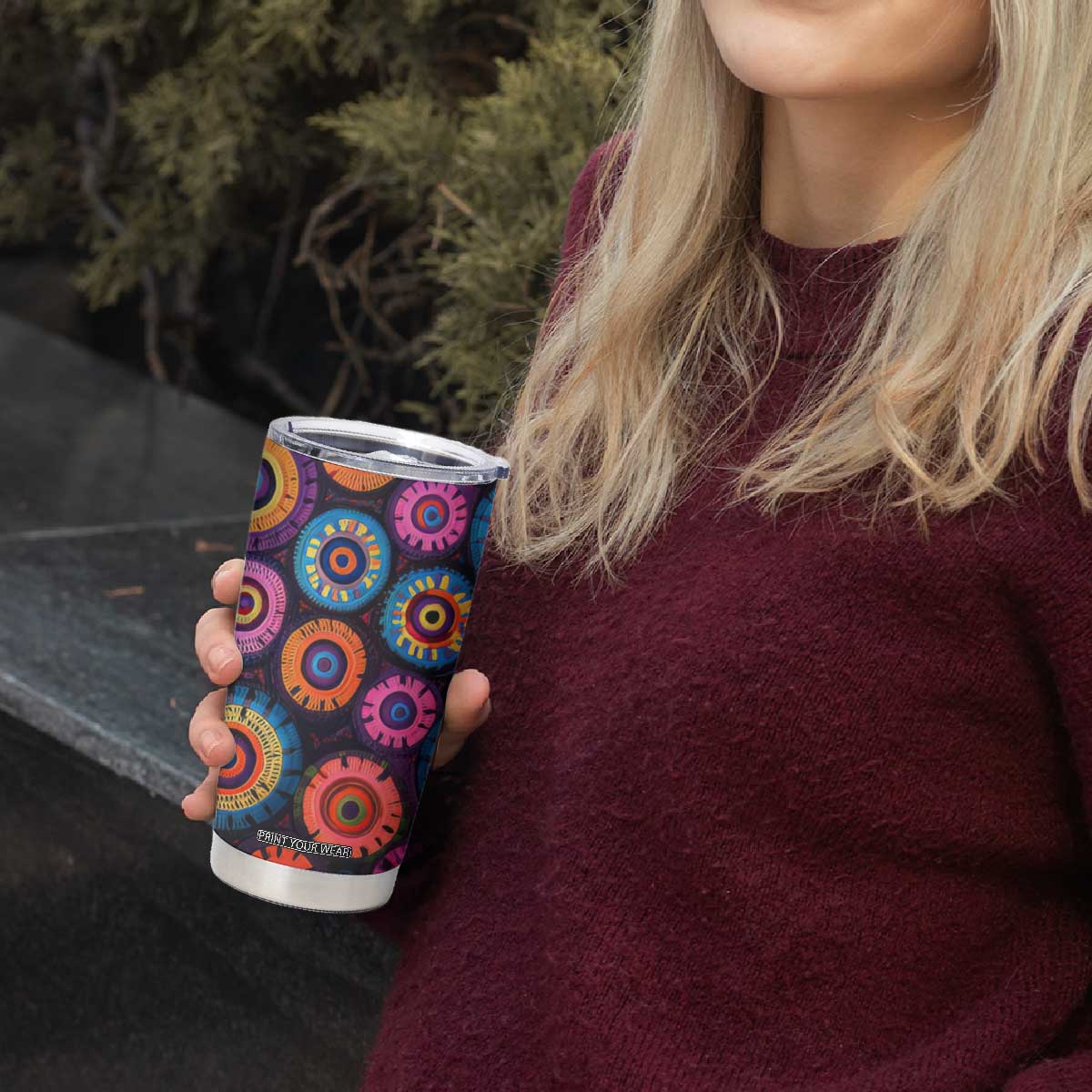 Crochet Pattern Tumbler Cup Personalized TS04 Print Your Wear