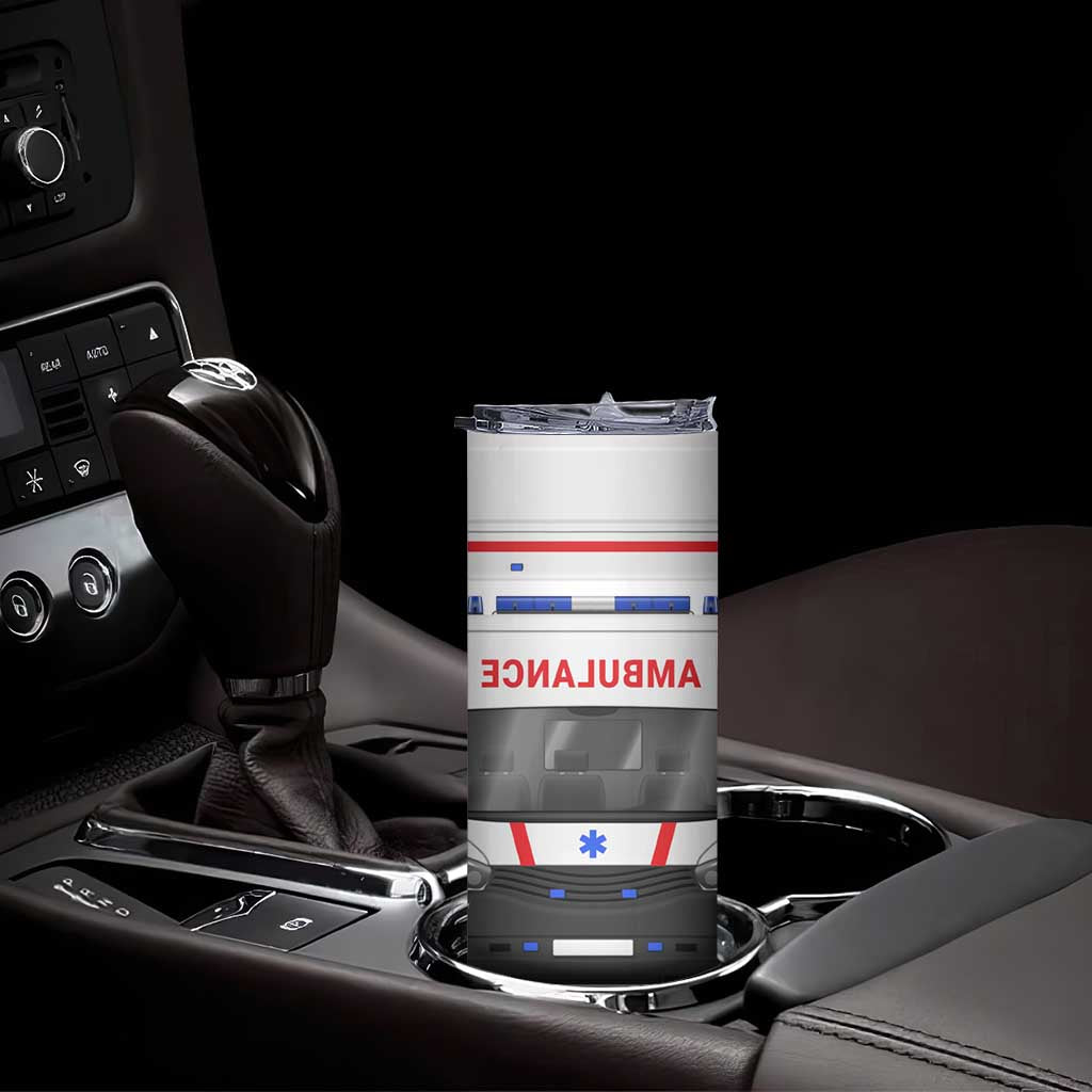 Ambulance Car Personalized Skinny Tumbler TS04 Print Your Wear