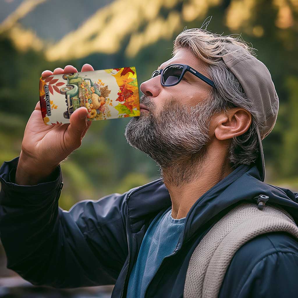 Pumpkin Truck Autumn Personalized 4 in 1 Can Cooler Tumbler TS04 Print Your Wear