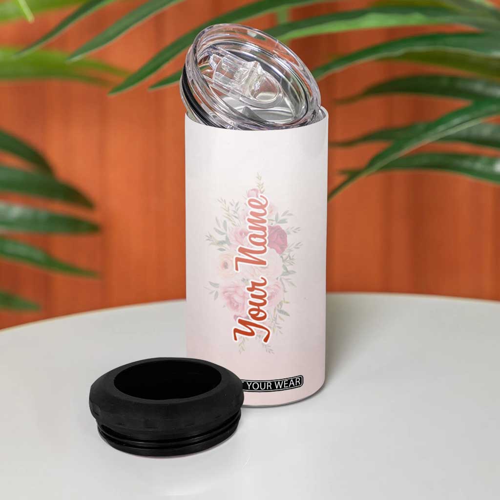 Always Look On The Pink Side Of Life 4 in 1 Can Cooler Tumbler Personalized TS04 Print Your Wear