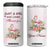 Just A Girl Who Loves Flamingos 4 in 1 Can Cooler Tumbler Personalized TS04 One Size: 16 oz Multicolor Print Your Wear