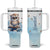 Book Owl Tumbler With Handle Personalized TS04 One Size: 40 oz Multicolor Print Your Wear