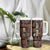Vintage Book Pattern Tumbler With Handle Personalized TS04 Print Your Wear