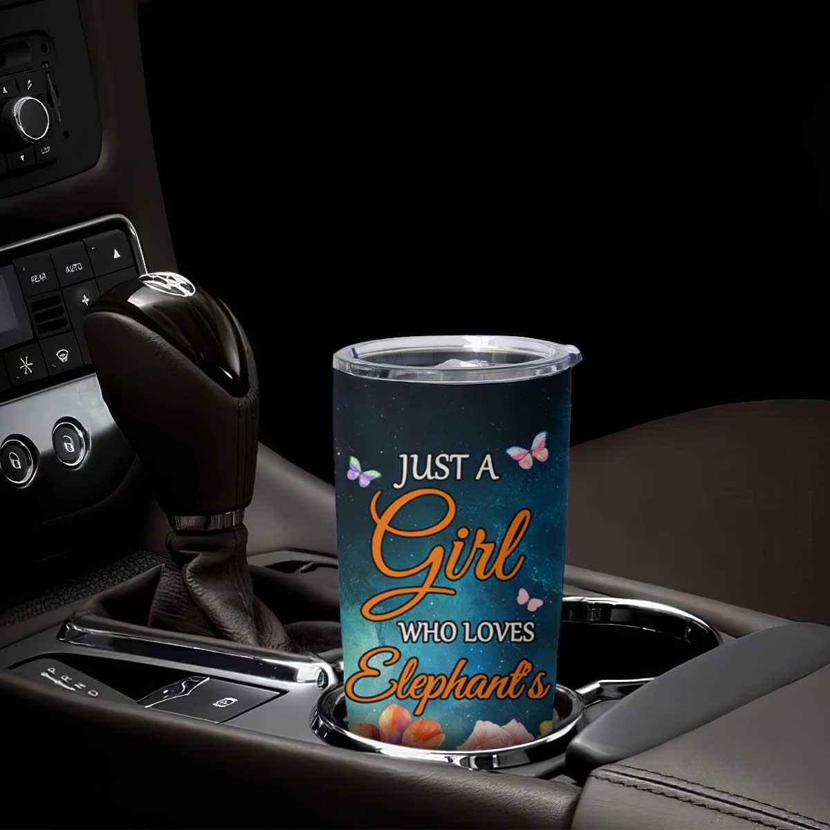 Just A Girl Who Loves Elephants Tumbler Cup Personalized TS04 Print Your Wear