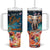 Just A Girl Who Loves Elephants Tumbler With Handle Personalized TS04 One Size: 40 oz Multicolor Print Your Wear