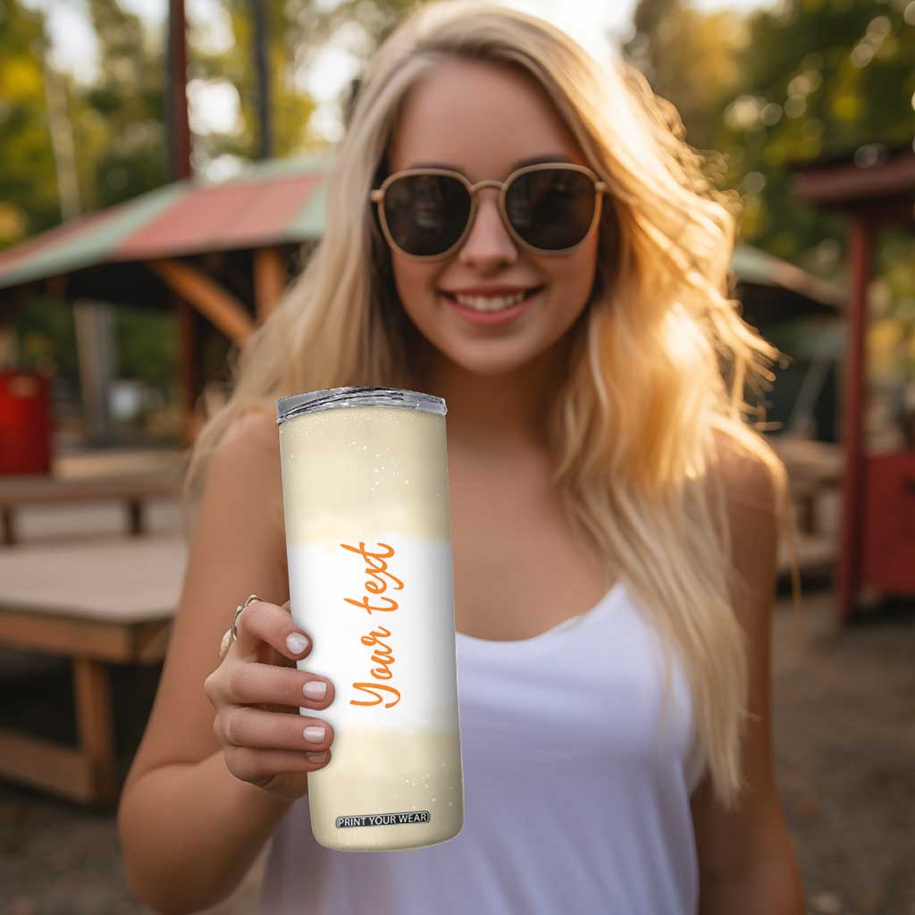 You Are My Sunshine Elephant Sunflower Skinny Tumbler Personalized TS04 Print Your Wear