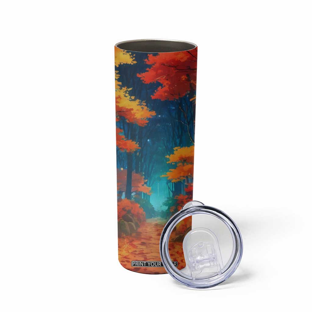 Autumn Road Personalized Skinny Tumbler TS04 Print Your Wear