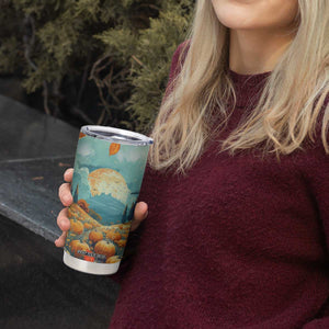 Autumn Pumpkin Field Personalized Tumbler Cup TS04 Print Your Wear
