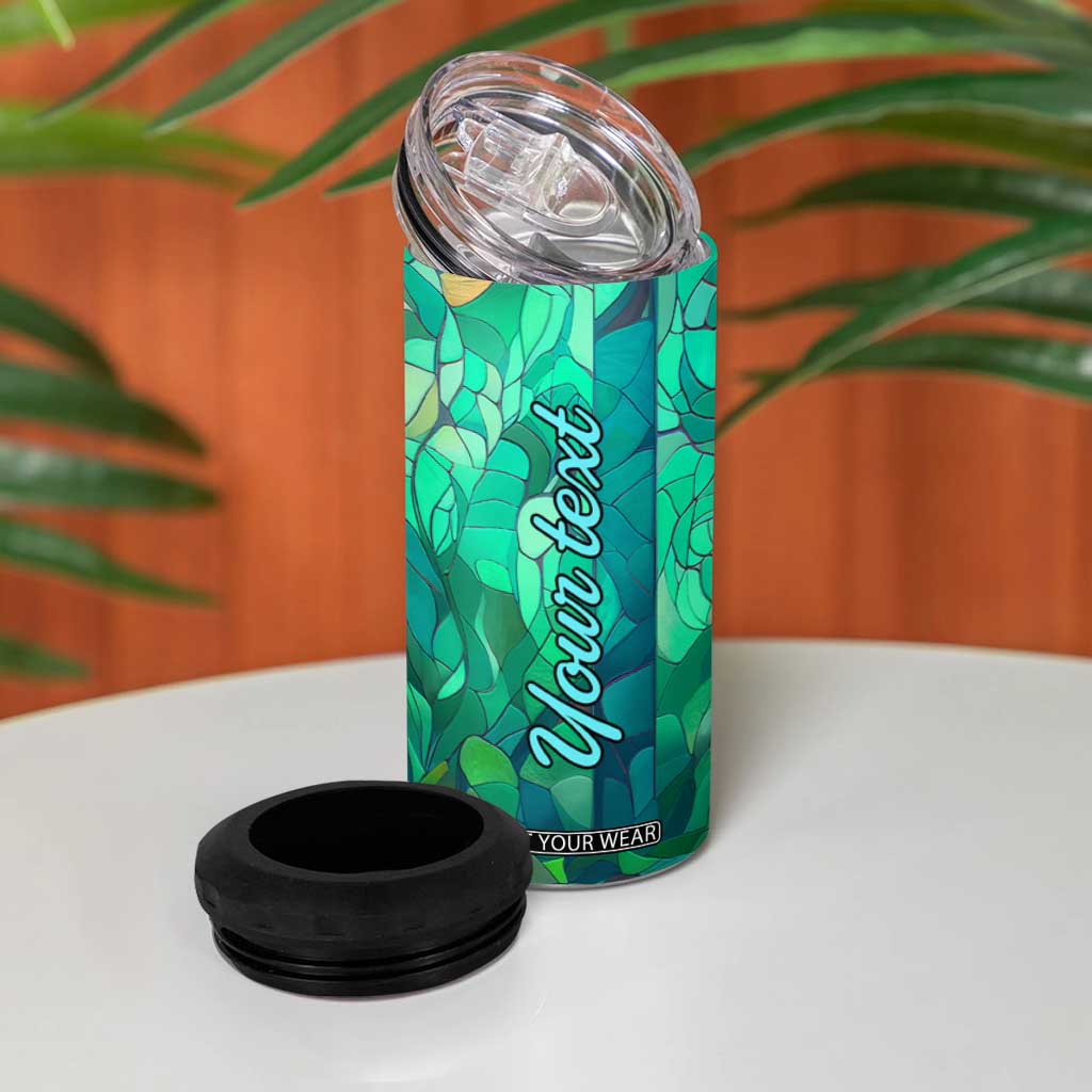 Fox Chrysoprase Crystal Mosaic 4 in 1 Can Cooler Tumbler Personalized TS04 Print Your Wear