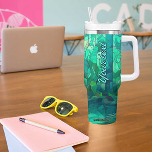 Fox Chrysoprase Crystal Mosaic Tumbler With Handle Personalized TS04 Print Your Wear