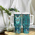 Fox Aquamarine Crystal Mosaic Tumbler With Handle Personalized TS04 Print Your Wear