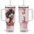 Black Woman Butterfly Tumbler With Handle Personalized TS04 One Size: 40 oz Pink Print Your Wear