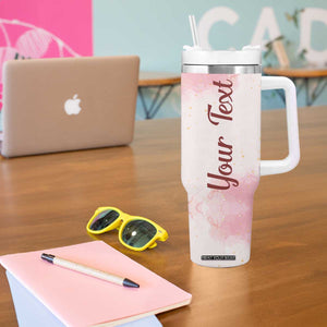 Black Woman Butterfly Tumbler With Handle Personalized TS04 Print Your Wear