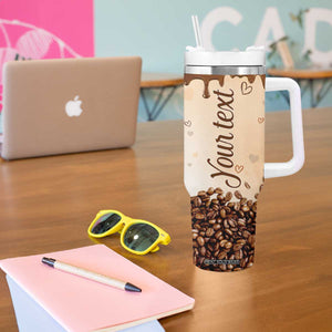 Work Hard In Silence Let Success Make The Noise Tumbler With Handle Personalized TS04 Print Your Wear