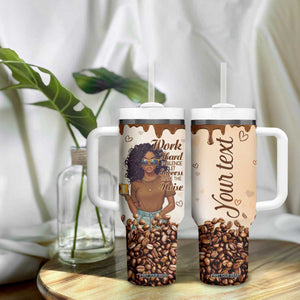 Work Hard In Silence Let Success Make The Noise Tumbler With Handle Personalized TS04 Print Your Wear