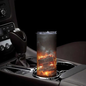 Firefighter Fire Truck Skinny Tumbler Personalized TS04 Print Your Wear