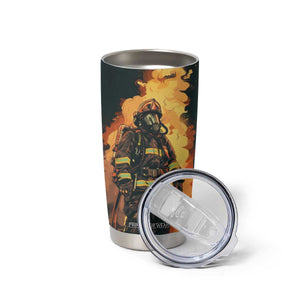 Firefighter Vintage Tumbler Cup Personalized TS04 Print Your Wear