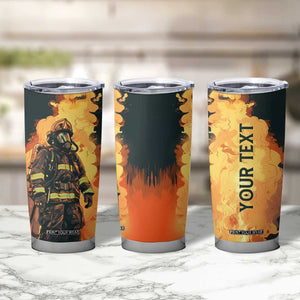 Firefighter Vintage Tumbler Cup Personalized TS04 Print Your Wear