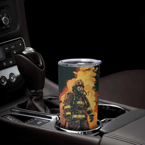 Firefighter Vintage Tumbler Cup Personalized TS04 Print Your Wear