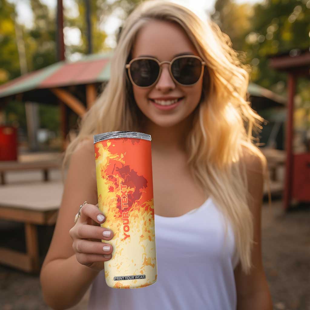 Vintage Firefighter Skinny Tumbler Personalized TS04 Print Your Wear