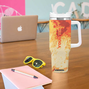 Vintage Firefighter Tumbler With Handle Personalized TS04 Print Your Wear