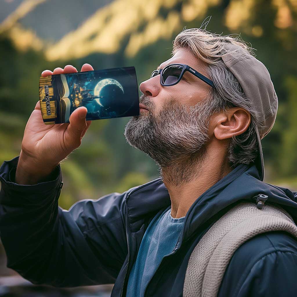 Book Opens New World 4 in 1 Can Cooler Tumbler Personalized TS04 Print Your Wear