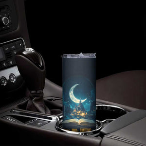Book Opens New World Skinny Tumbler Personalized TS04 Print Your Wear
