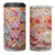 Colorful Butterfly Plaster Carving 4 in 1 Can Cooler Tumbler Personalized TS04 One Size: 16 oz Multicolor Print Your Wear