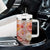 Colorful Butterfly Plaster Carving Tumbler With Handle Personalized TS04 Print Your Wear