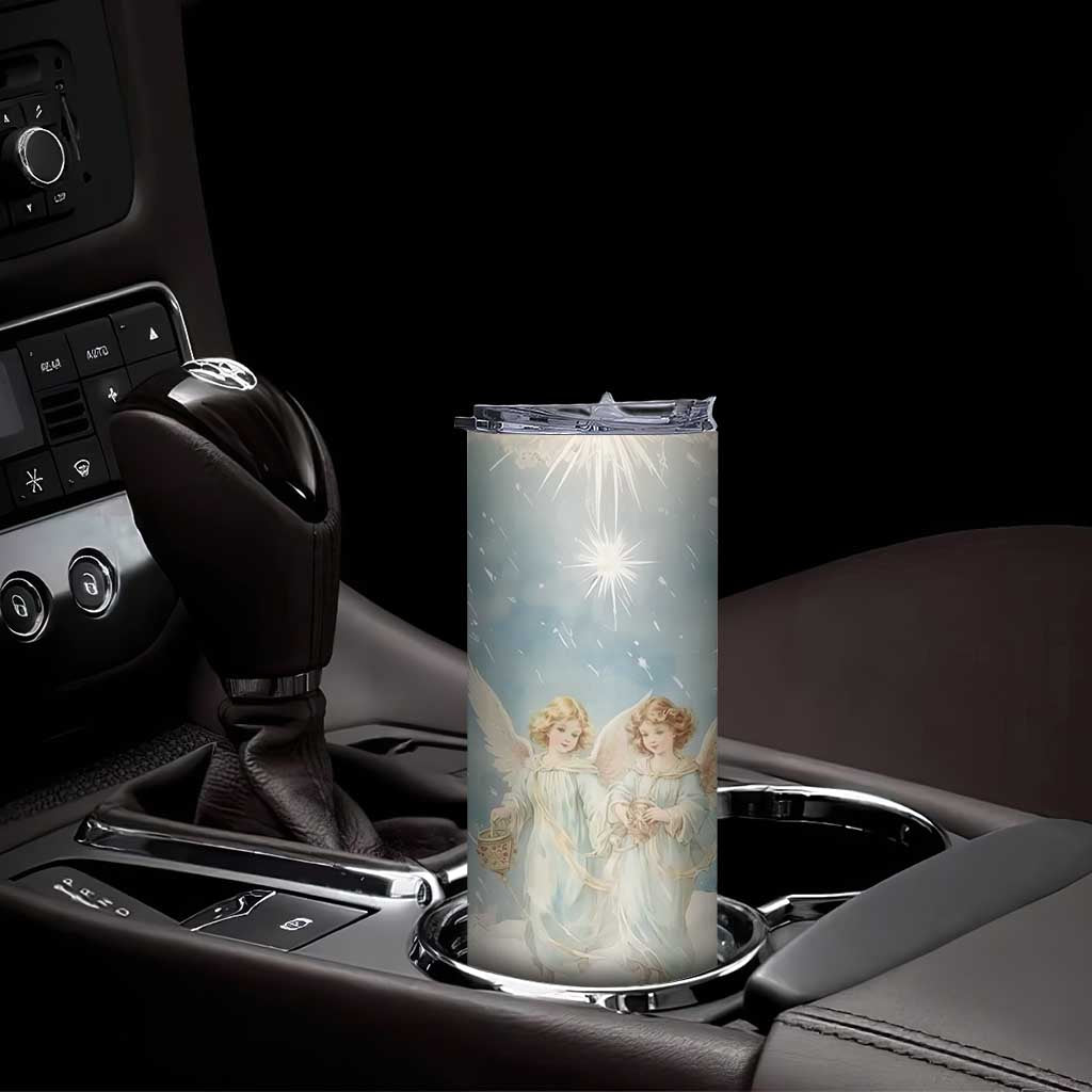 Faith Christmas Angels Skinny Tumbler Personalized TS04 Print Your Wear