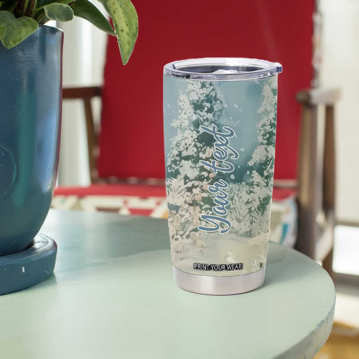 Faith Christmas Angels Tumbler Cup Personalized TS04 Print Your Wear