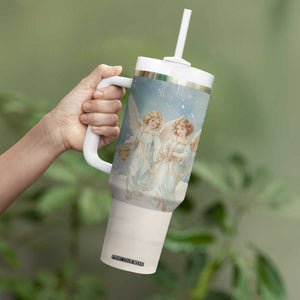 Faith Christmas Angels Tumbler With Handle Personalized TS04 Print Your Wear