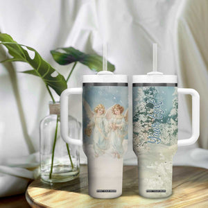 Faith Christmas Angels Tumbler With Handle Personalized TS04 Print Your Wear