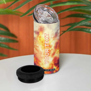 Firefighter Proud 4 in 1 Can Cooler Tumbler Personalized TS04 Print Your Wear