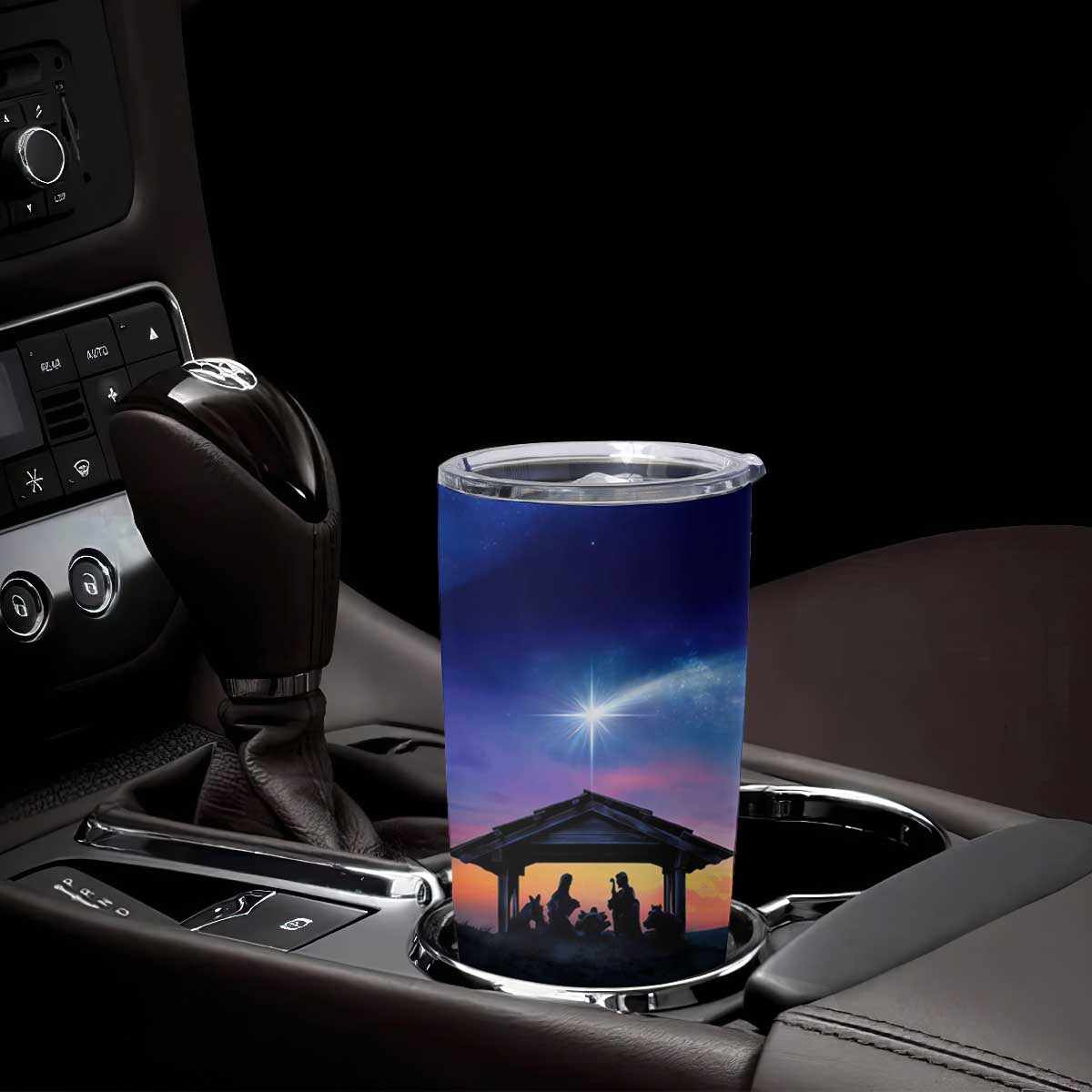 Nativity Of Jesus With Comet Tumbler Cup Personalized TS04 Print Your Wear