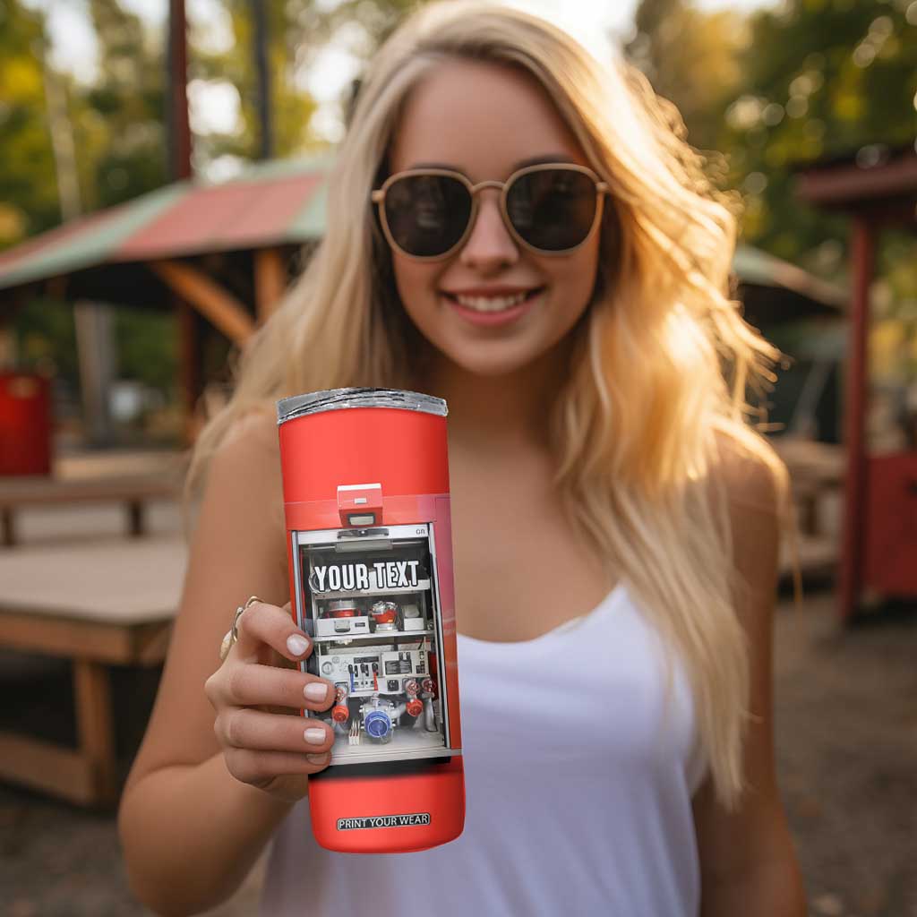 Firetruck Skinny Tumbler Personalized TS04 Print Your Wear