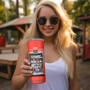 Firetruck Skinny Tumbler Personalized TS04 Print Your Wear