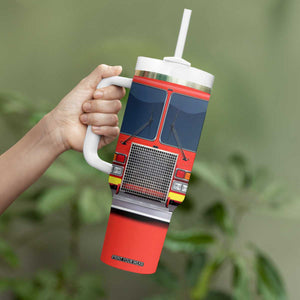 Firetruck Tumbler With Handle Personalized TS04 Print Your Wear